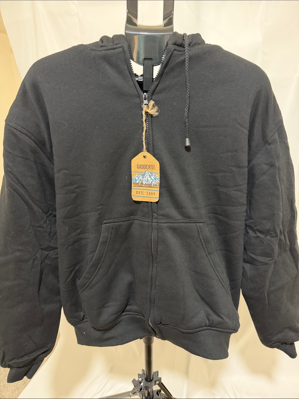 Gilberti Men’s Sherpa Full Zip Hoodie